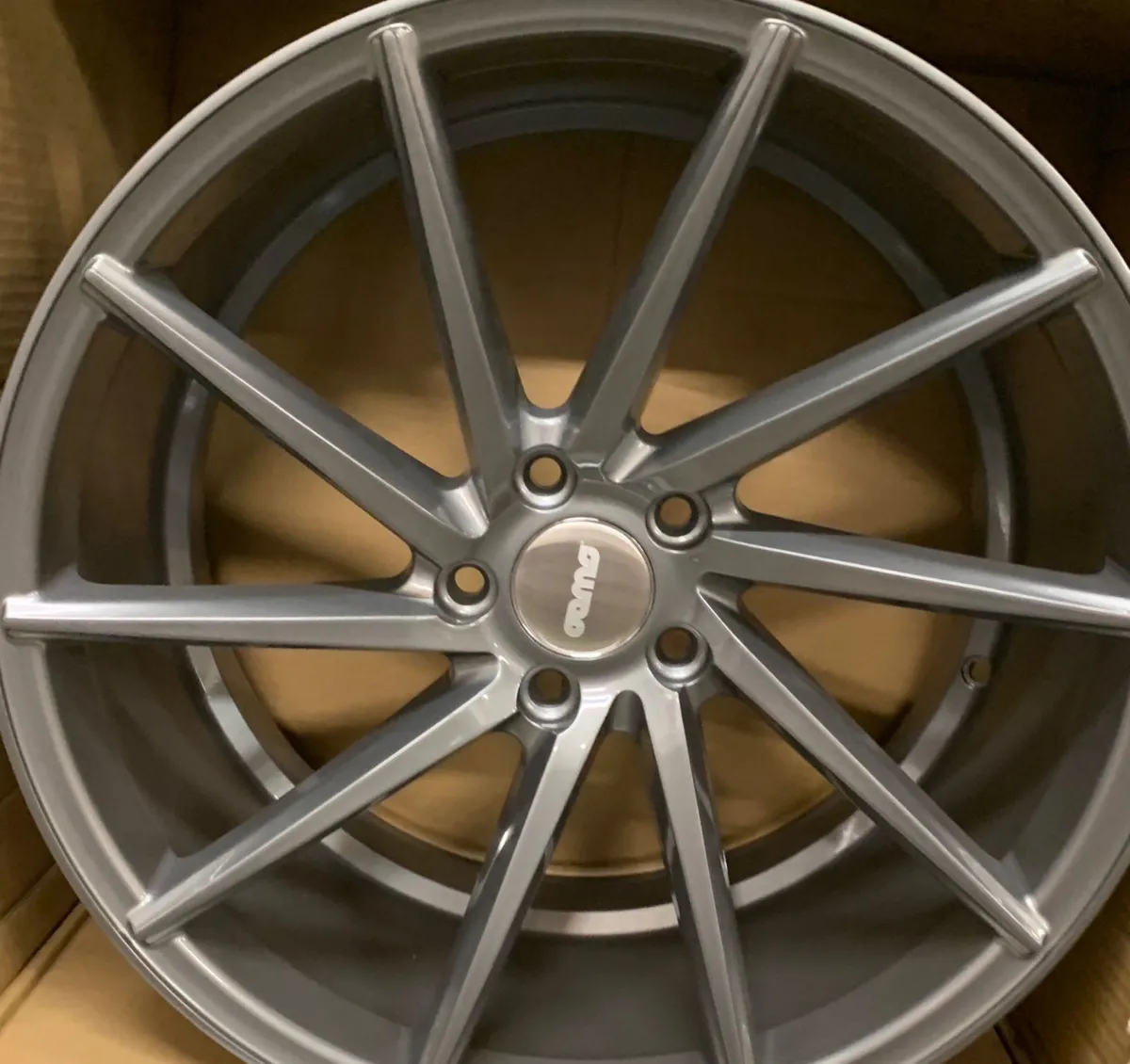 19” 1d gunmetal grey big concave 9.5