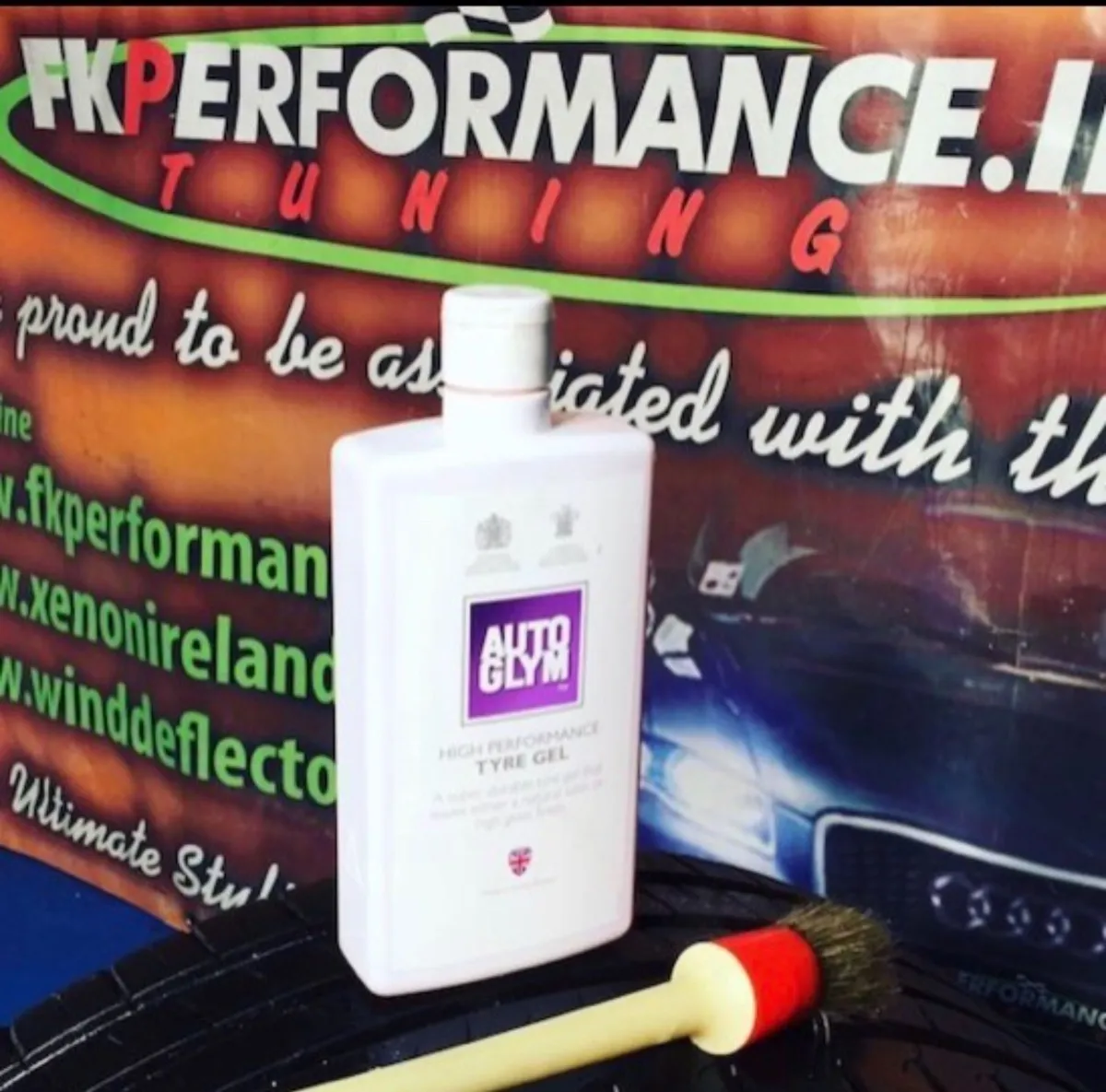 Autoglym tyre gel & applicator brush special - Image 1