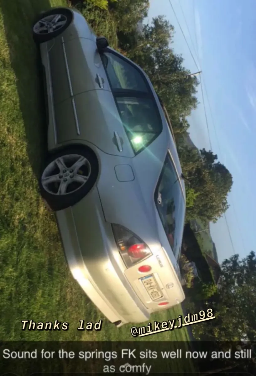 Ultimate Lexus is200 & altezza 55mm springs