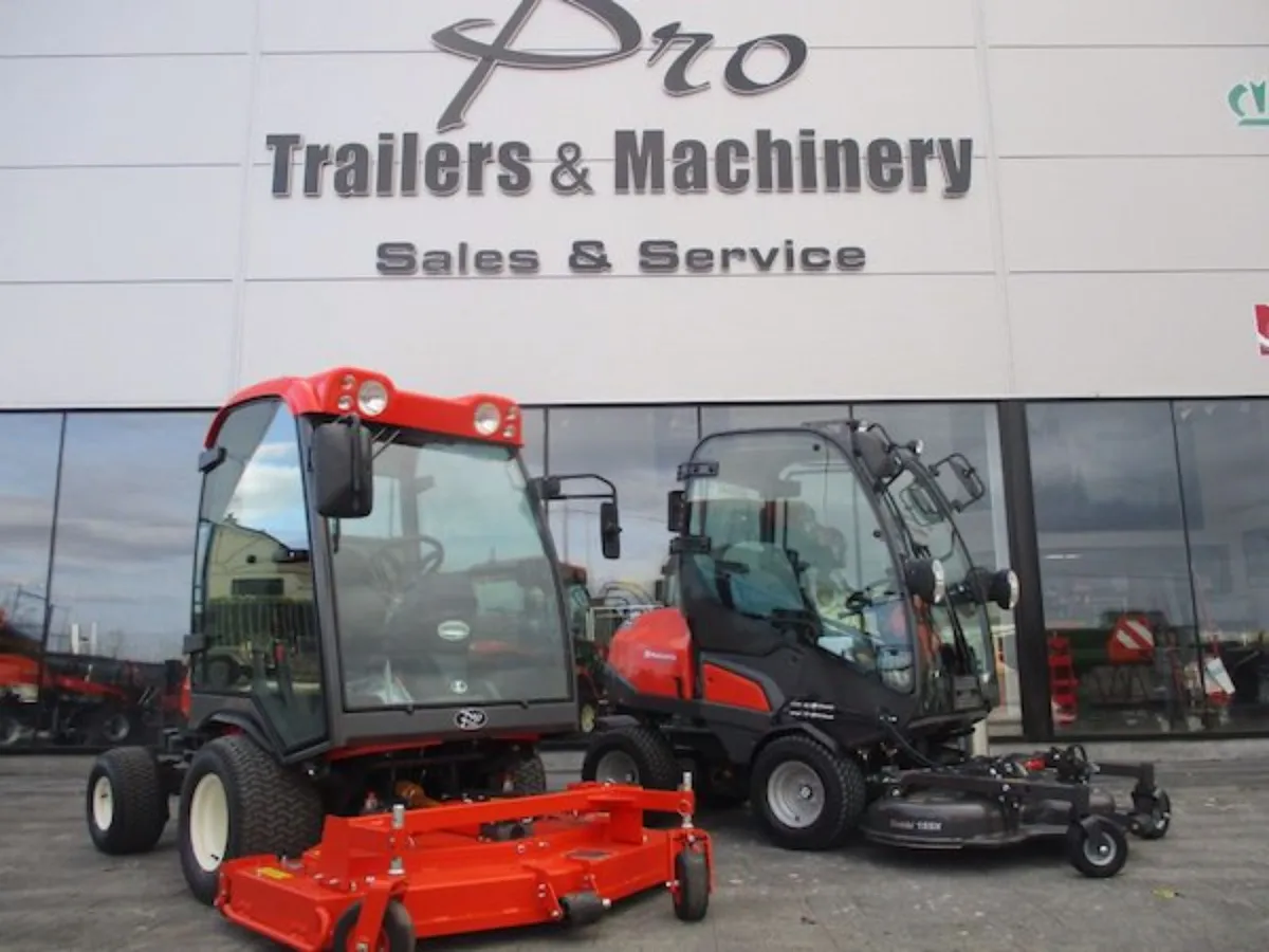 Husqvarna front deck rider diesel commercial mower - Image 3