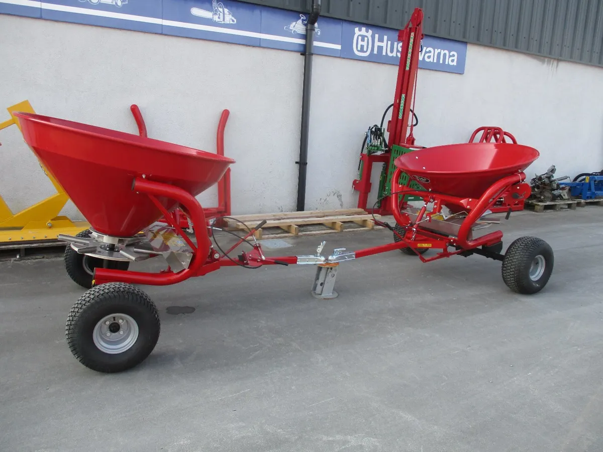 quad fertliser spreaders, sprayers trailers tipper - Image 3