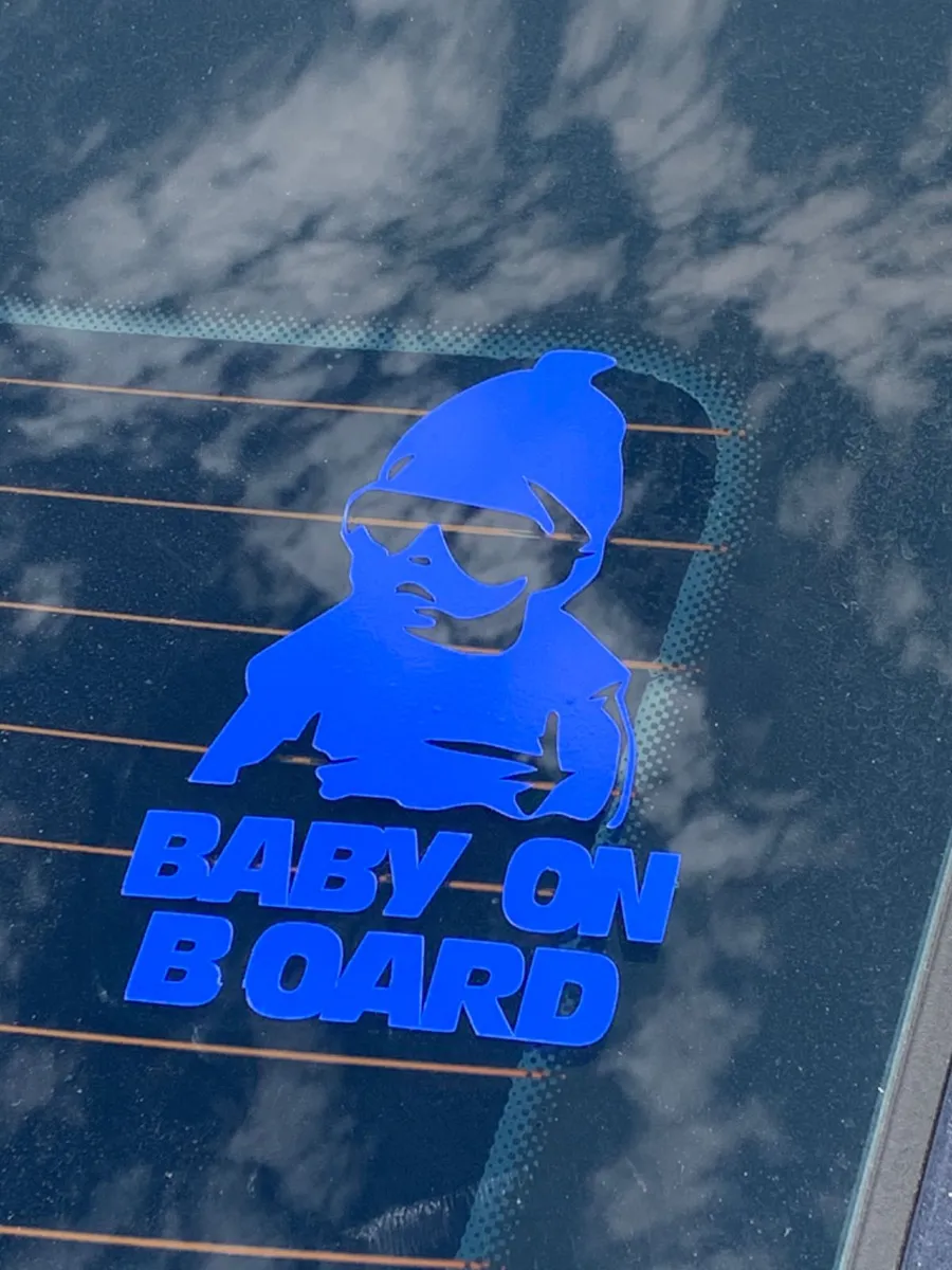 Baby on board car stickers - Image 3
