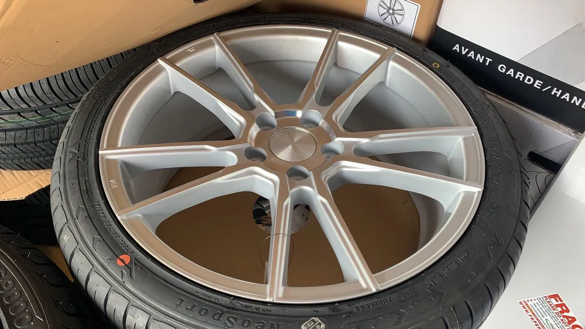 18" new veeman alloys and new tyres  5x112 - Image 1