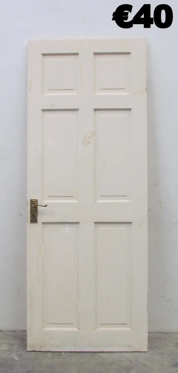 Selection of White internal doors - Image 2