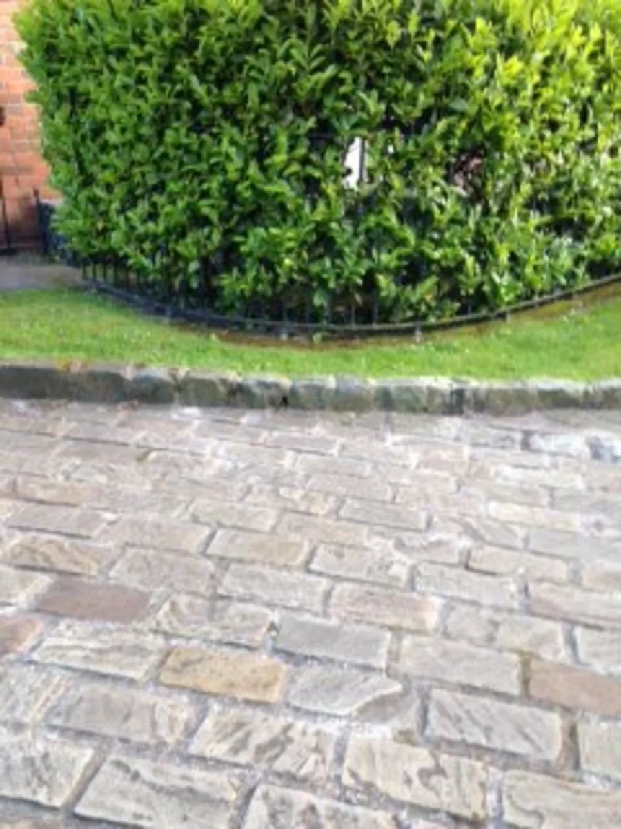 20m Old Salvage Black Granite  6" Kerbstone Deal - Image 1