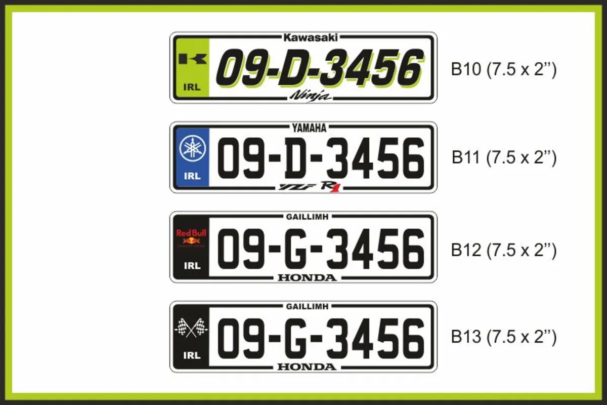 Motorcycle / Bike Number Plates - Image 4