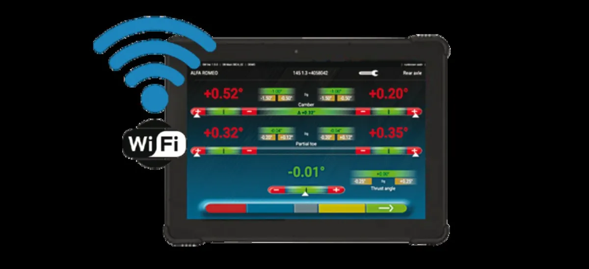 Tablet controlled wheel aligner- Finance Available - Image 3