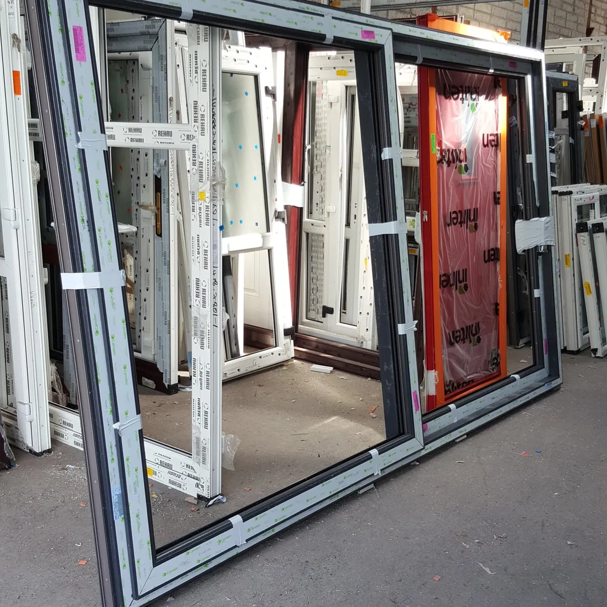 PVC SLIDING DOOR WAREHOUSE W23F6C1 WPVC LTD - Image 3