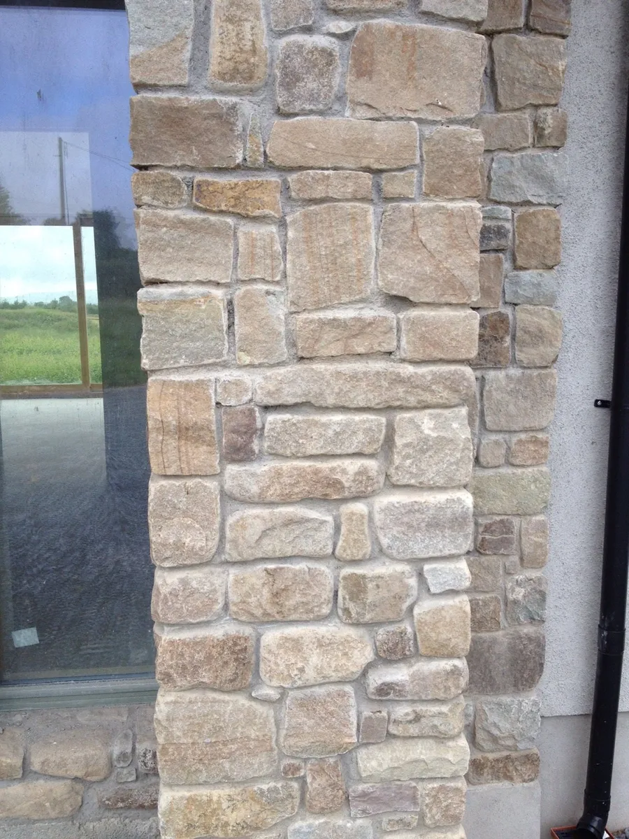 Old Salvage Wicklow Brown Sandstone for House Face - Image 4