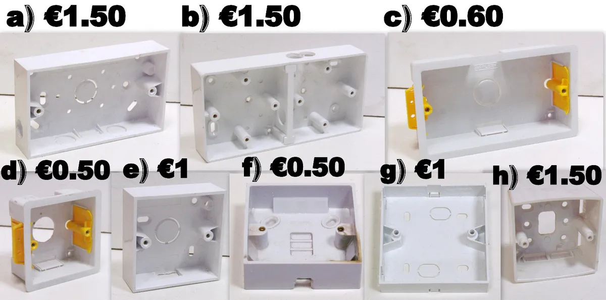 Switches, Sockets, backs & Earth clamps - Image 1