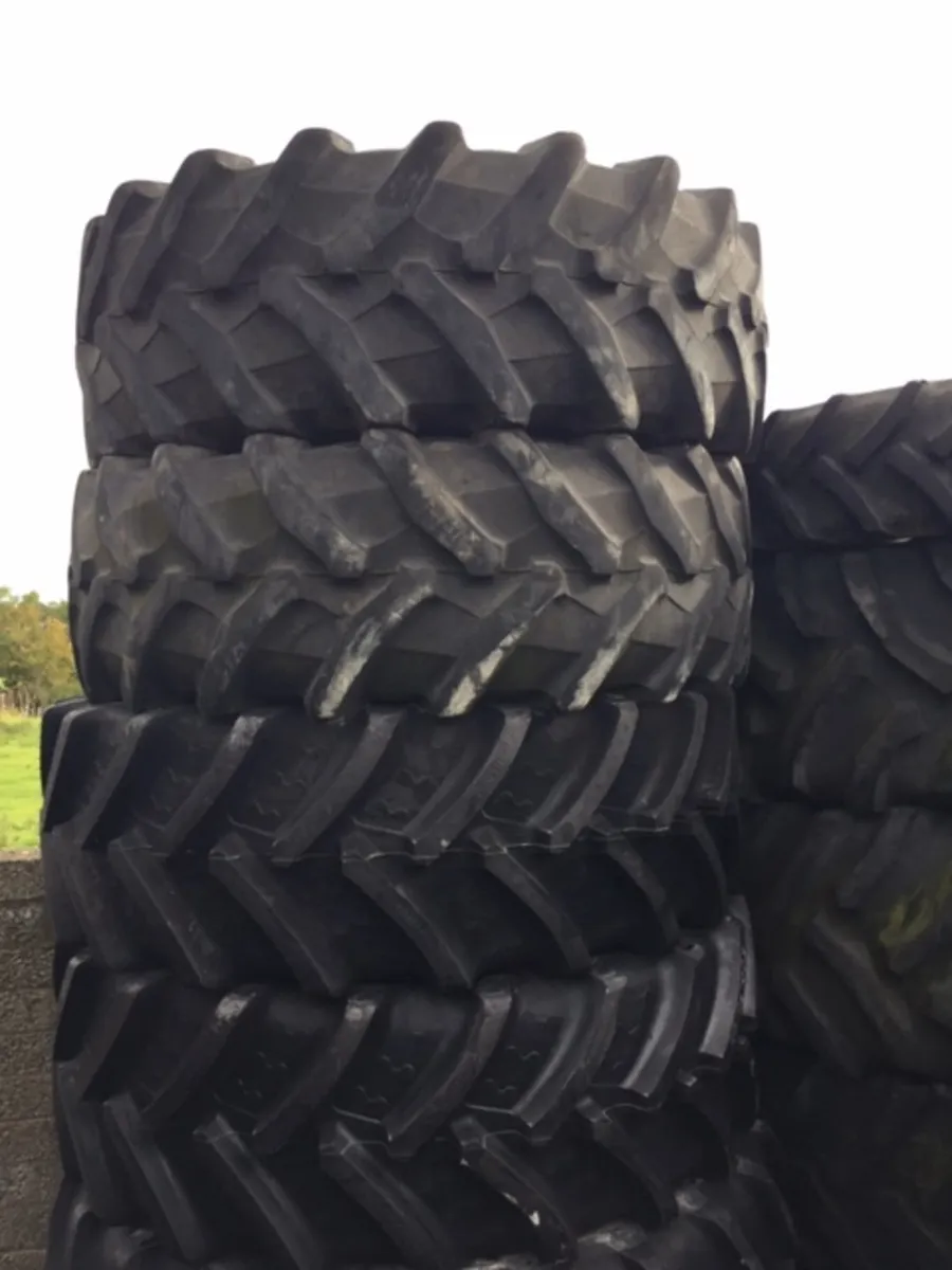 Big Selection Used Tractor Tyres - 38" 34" 30" - Image 2