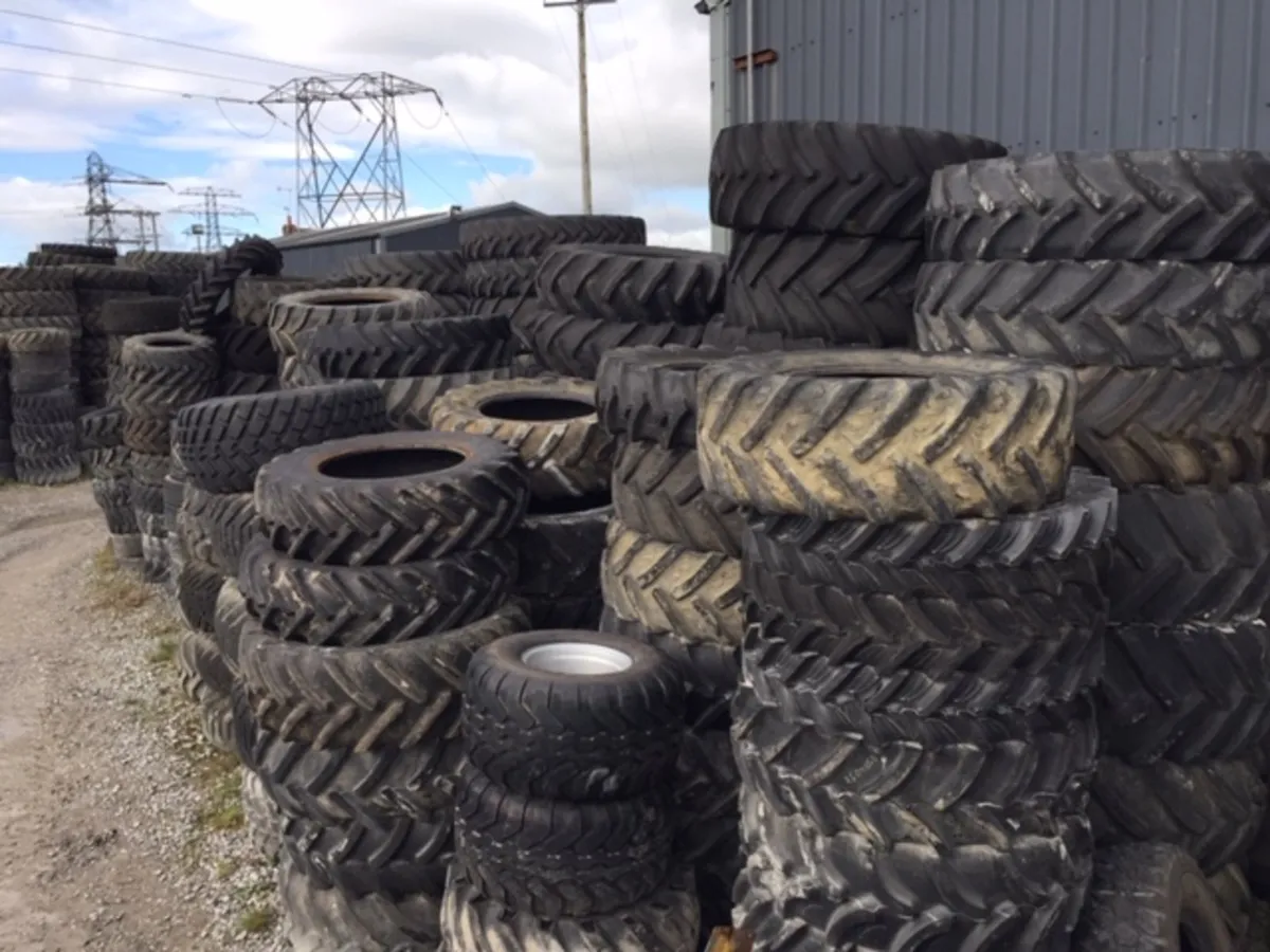 Big Selection Used Tractor Tyres - 38" 34" 30" - Image 3