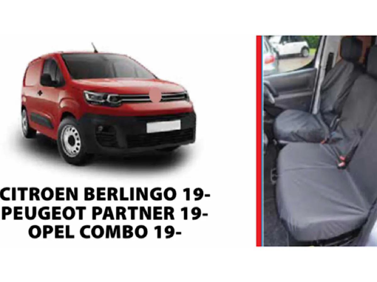 2019+Berlingo/Partner/Combo Direct Fit Seat Covers - Image 1