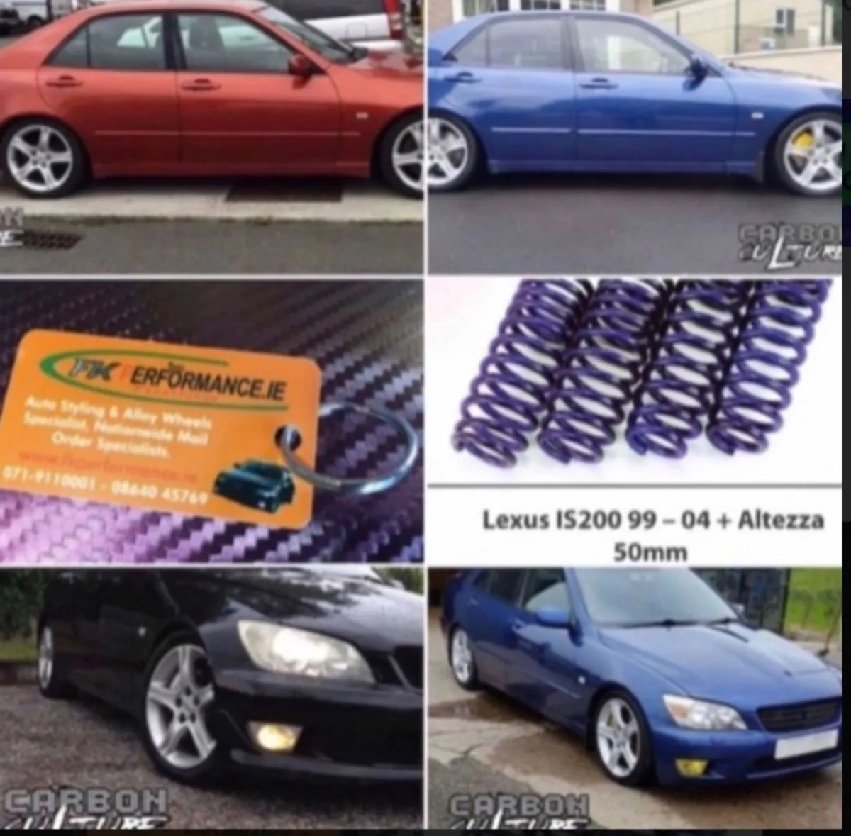 Lexus is200& Altezza springs & is220d - Image 1