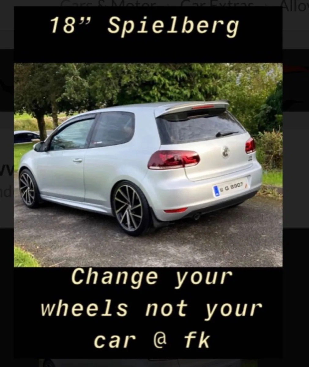 18” new spin alloys 5x112 golf passat - Image 3