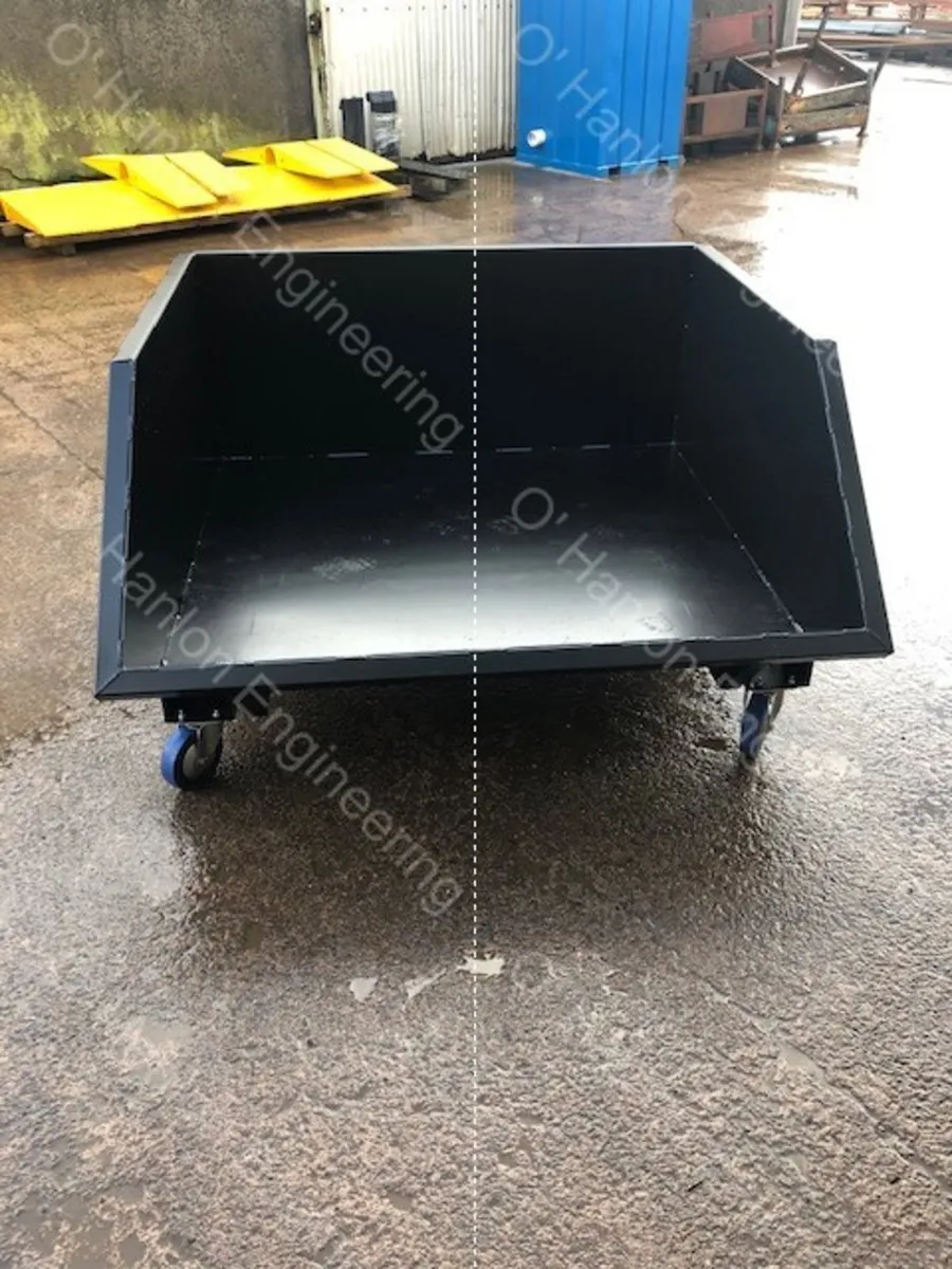 Direct Mounted Skip with Wheels - Image 3