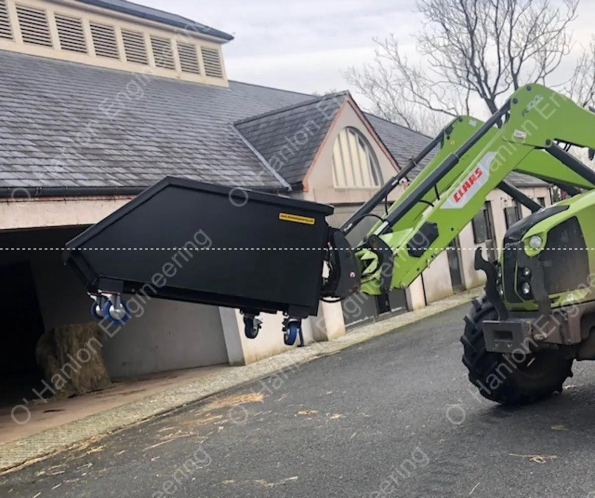 Direct Mounted Skip with Wheels - Image 4