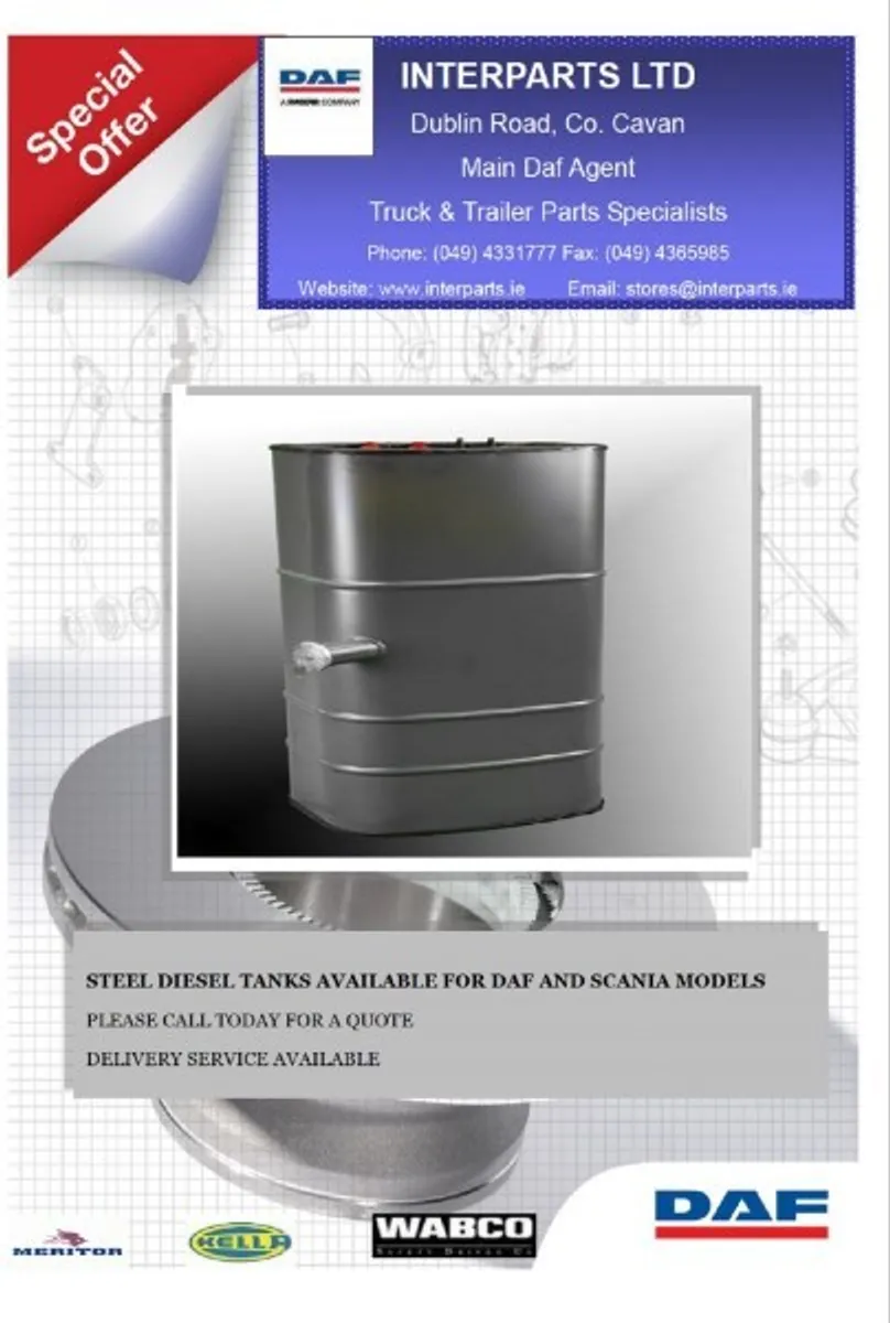 DAF LF45 Steel Diesel Tanks - Image 4