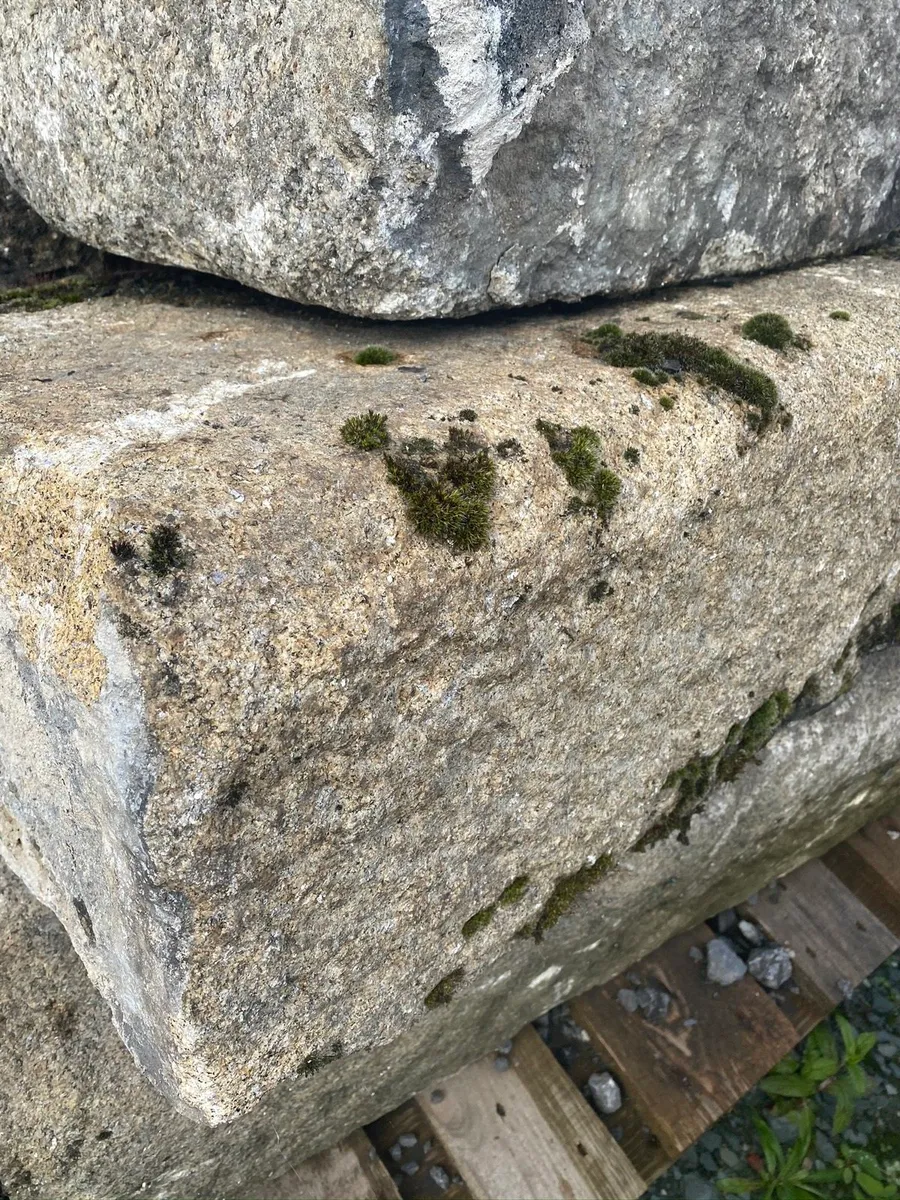 RECLAIMED LARGE GRANITE STEPS - Image 1