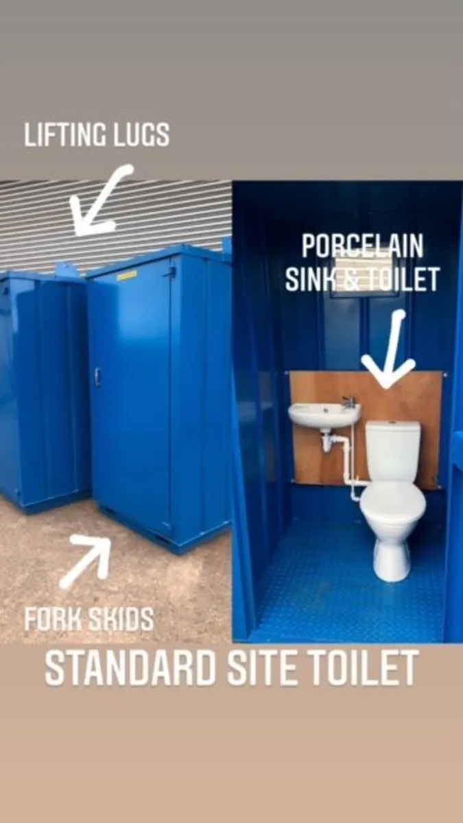 Portable Steel Toilet/ Site Toilet - Image 1