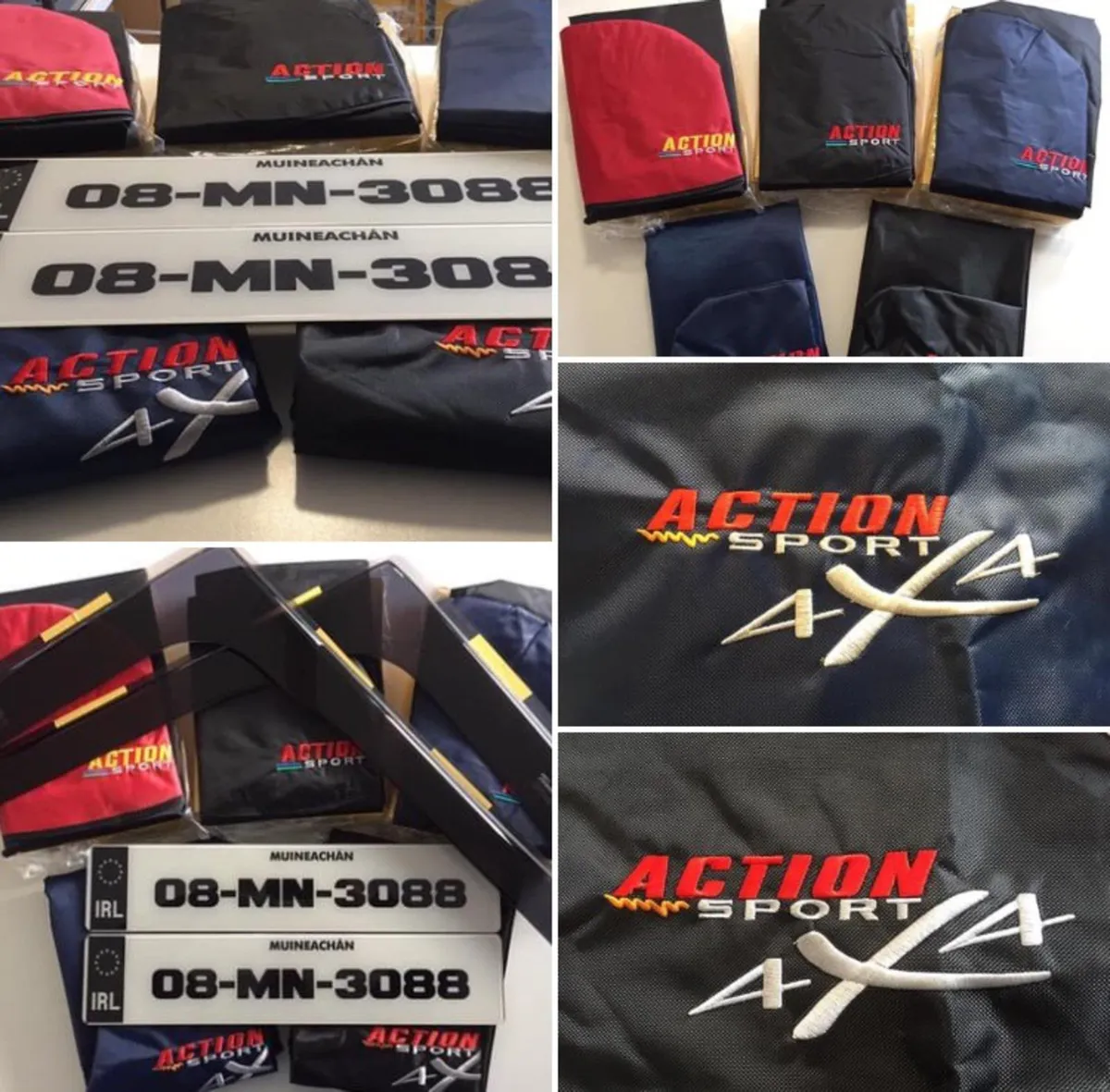 SEAT COVERS - NUMBER PLATES - WIND DEFLECTORS - Image 1