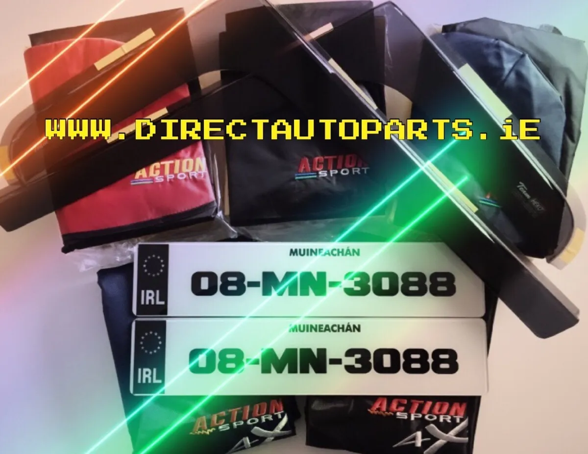 SEAT COVERS - NUMBER PLATES - WIND DEFLECTORS - Image 2