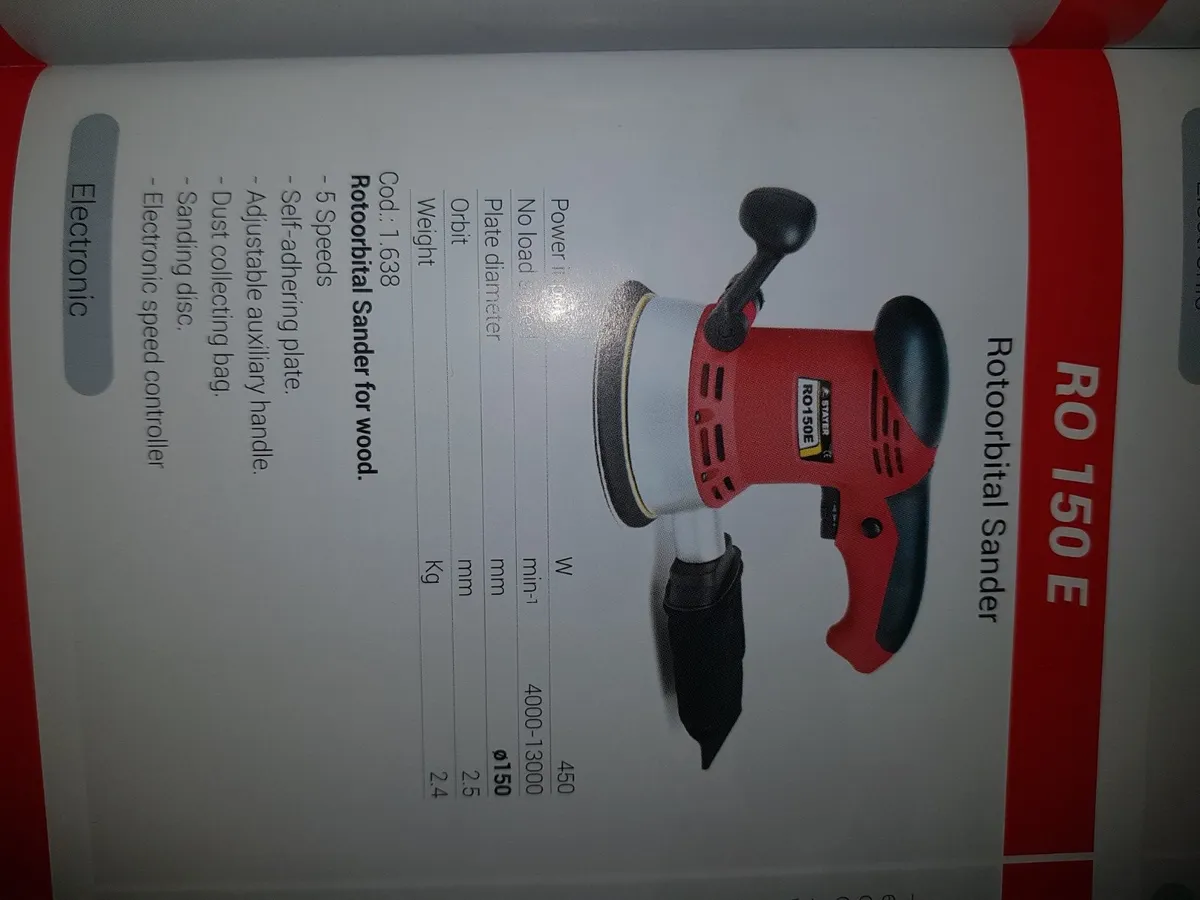 ROTO  ORBITAL SANDER - Image 4