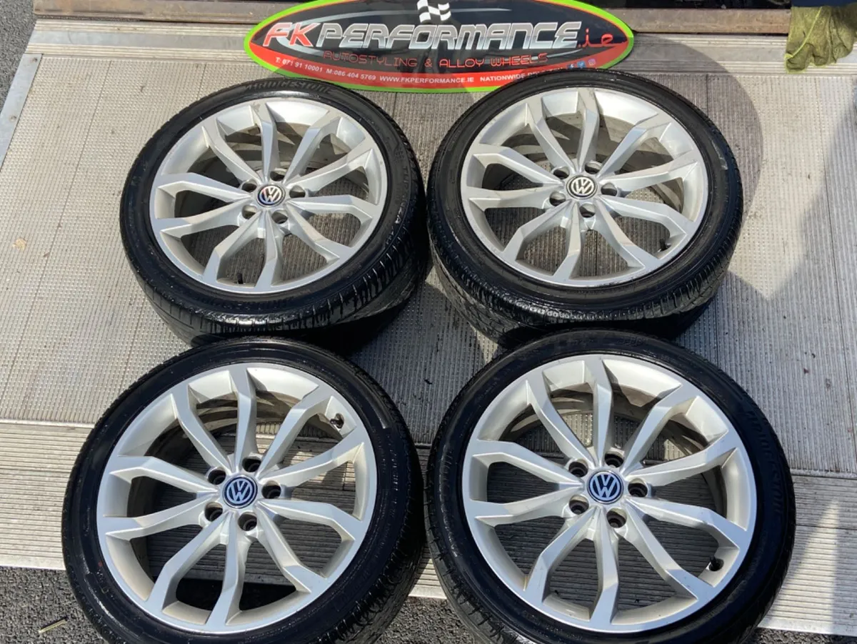18” original vw audi sline alloys 5x112 - Image 1