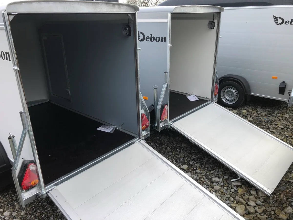 Debon c255 box trailers - Image 3