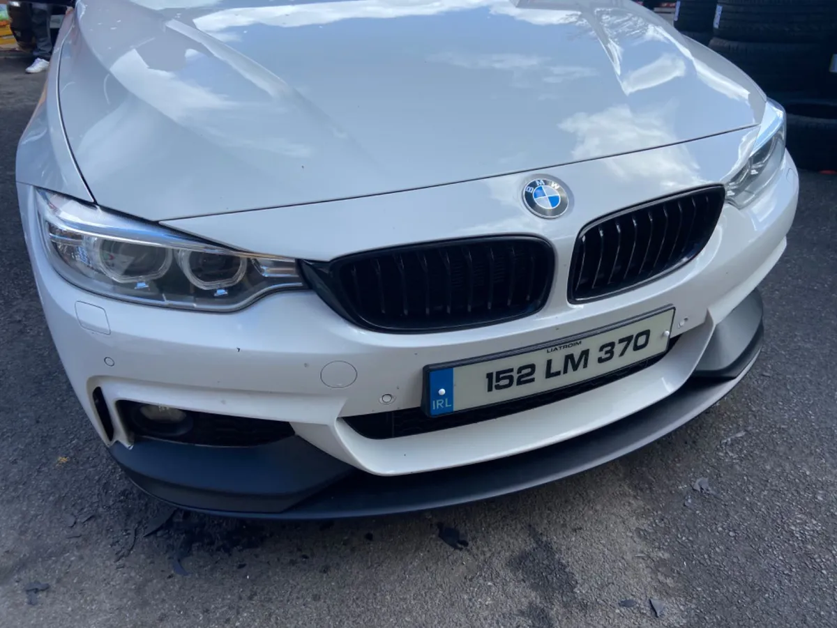 4 series mSport front lip