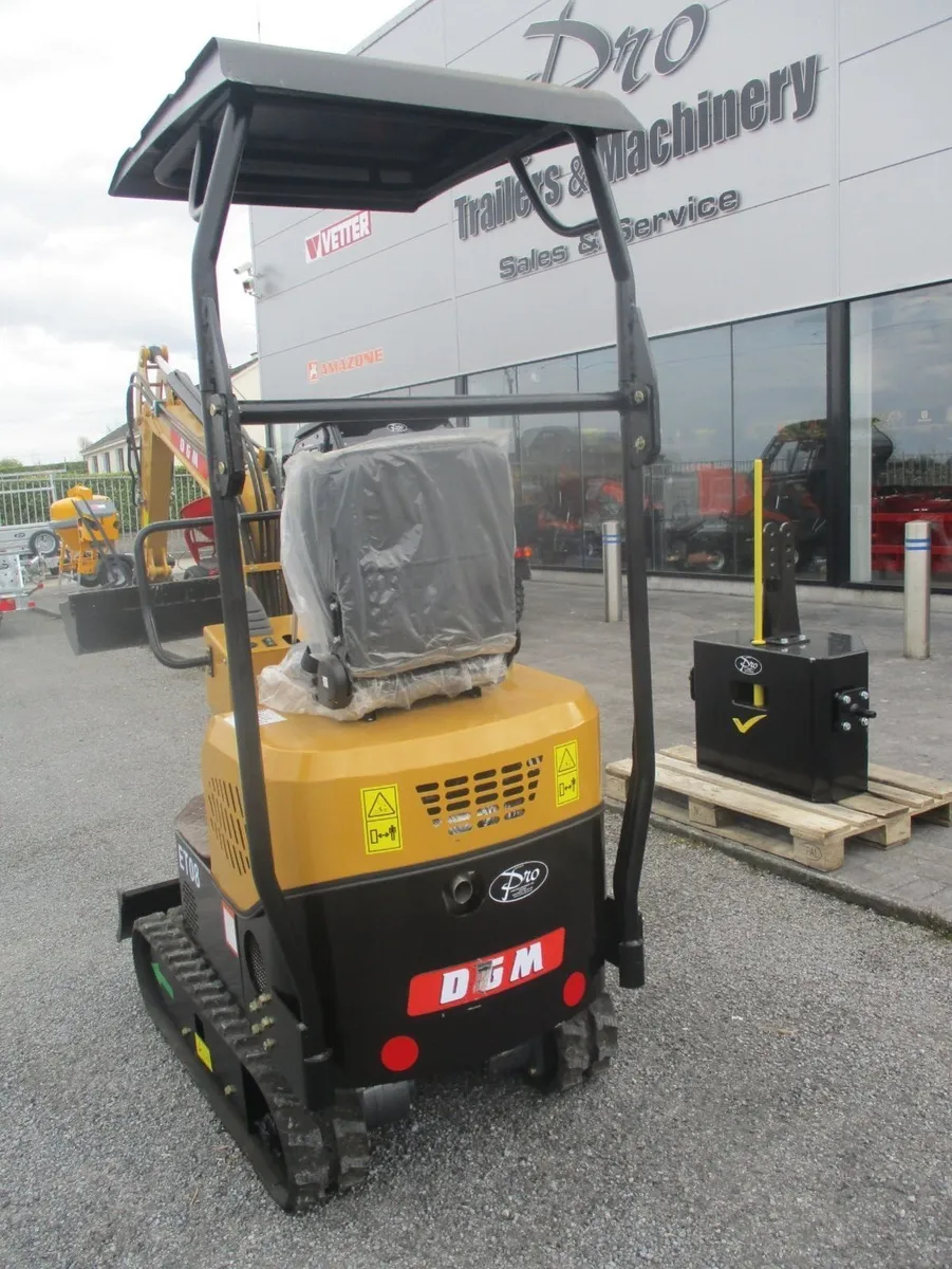 micro digger DGM  ET 1.0 ton - Image 4