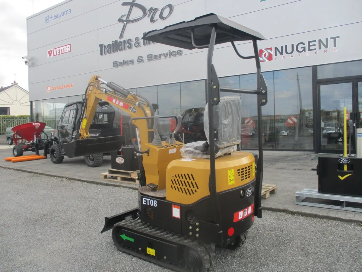 micro digger DGM  ET 1.0 ton - Image 2