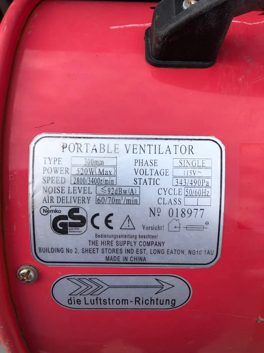 30cm (12 inches) air mover. - Image 2