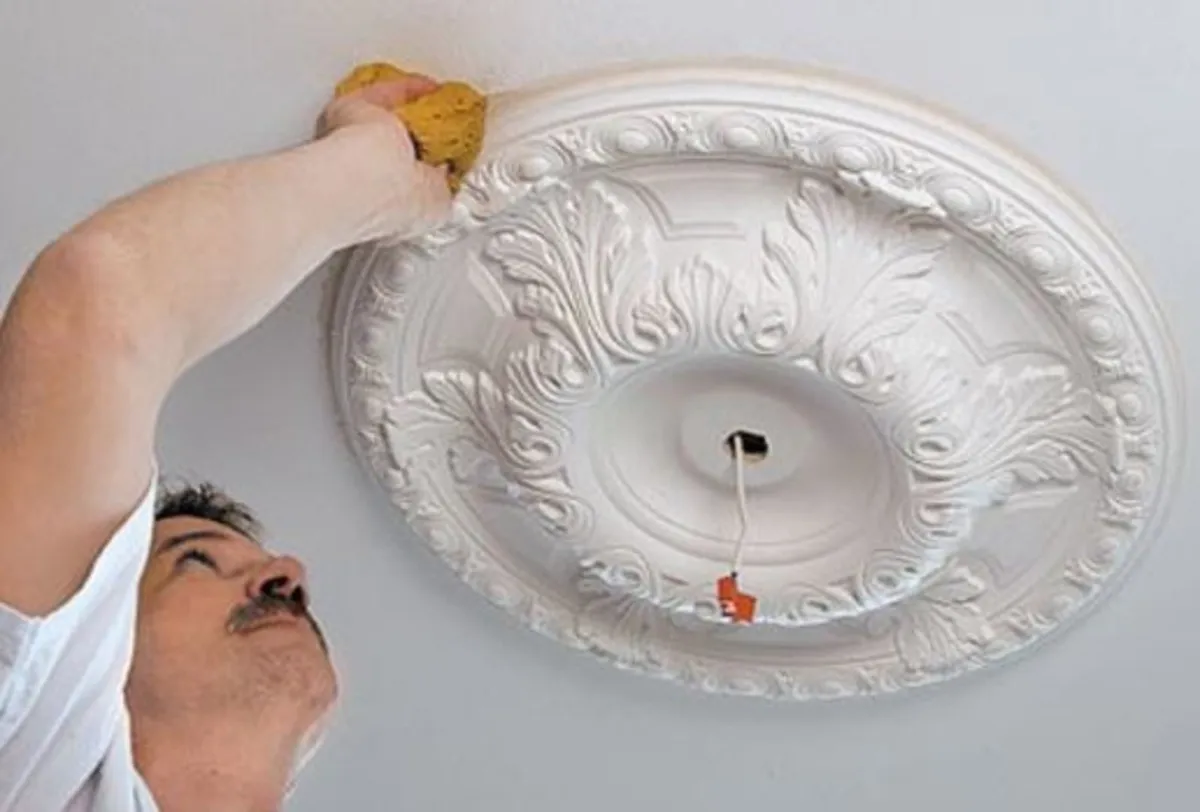 Ceiling rose. Polystyrene.(420-530 mm diameter ) - Image 4