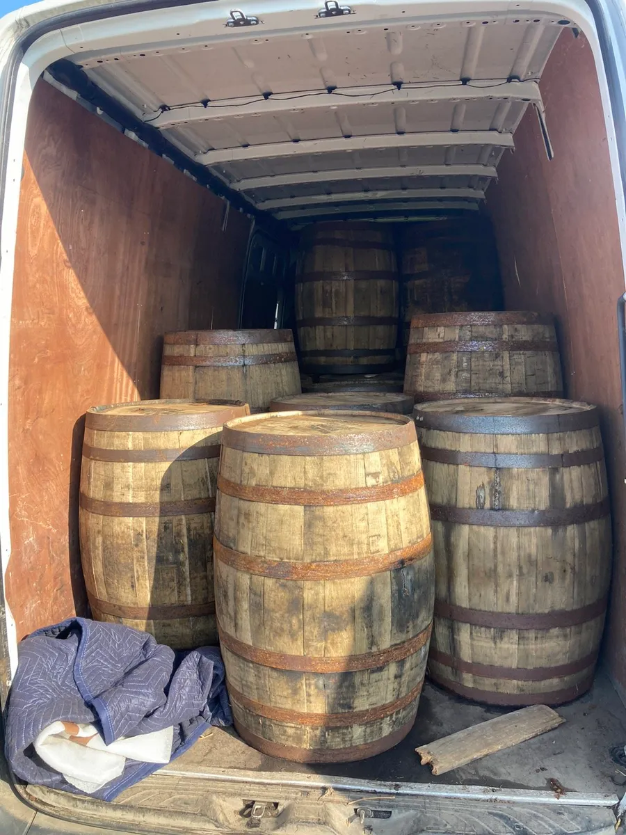 FLAT TOP WHISKEY BARRELS FOR BEER GARDENS - Image 3