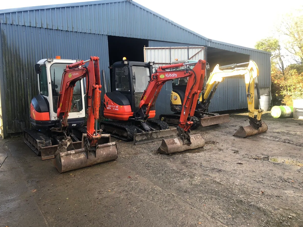 SELF DRIVE HIRE 1-20 TONNE DIGGERS 1-9TONNE DUMPER - Image 3