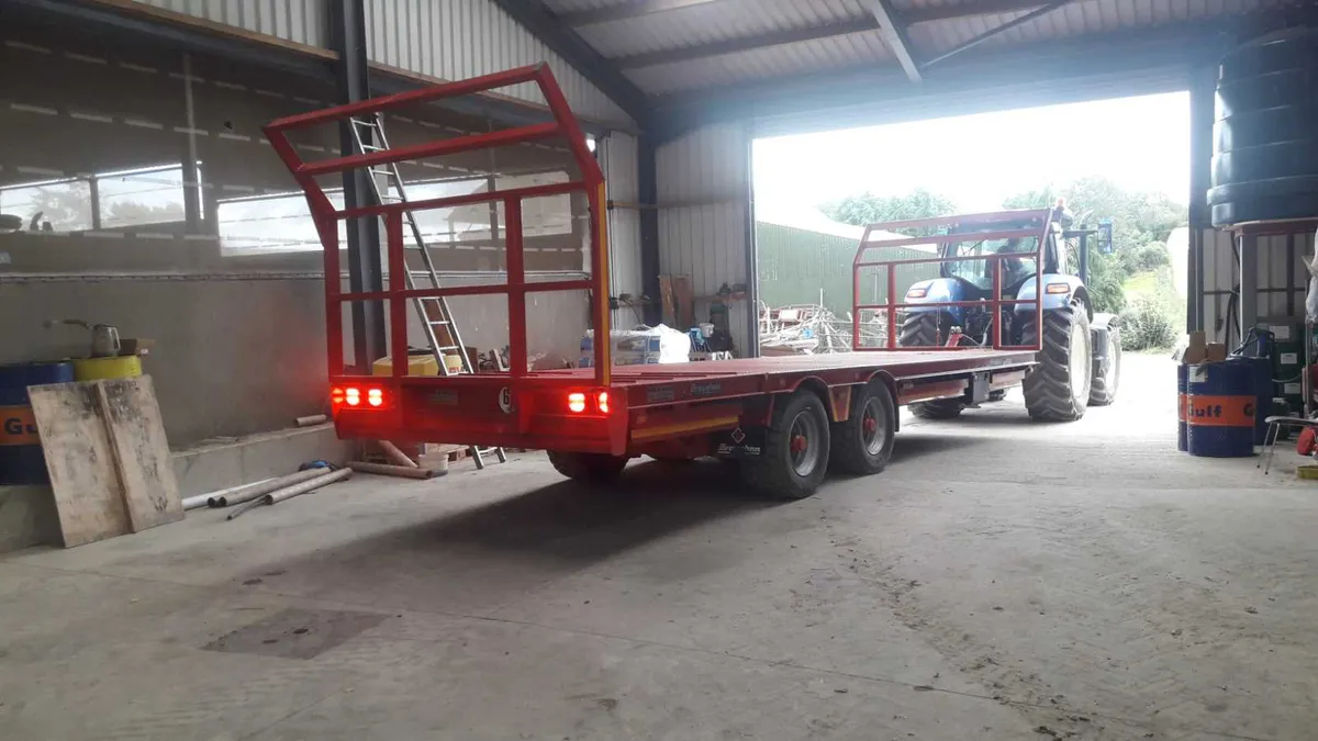 New bale trailers ex stock.  28ft extender or lowl - Image 2