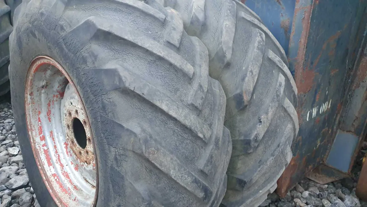 Wheels to suit mf  or international tractors - Image 1