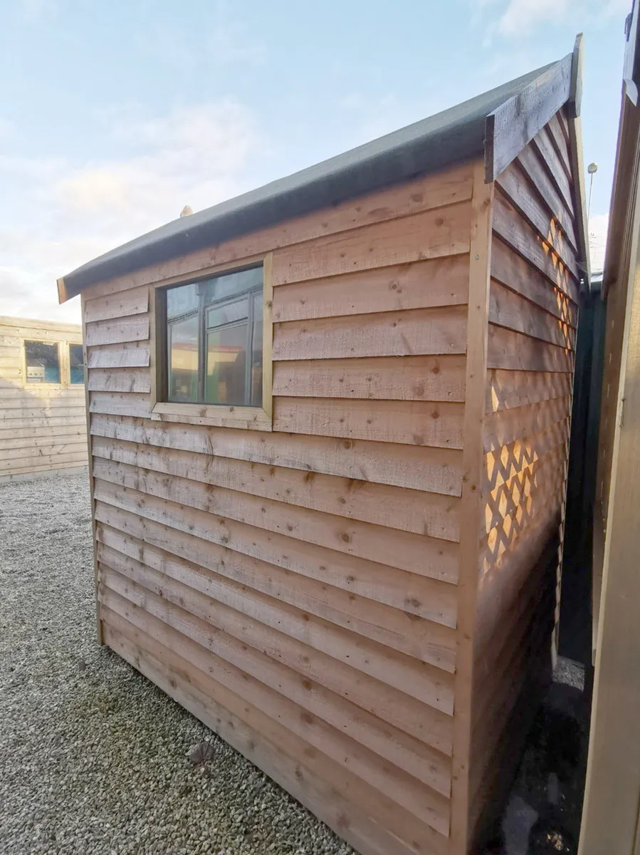 6 x 4 Rustic Wooden Shed - Image 2
