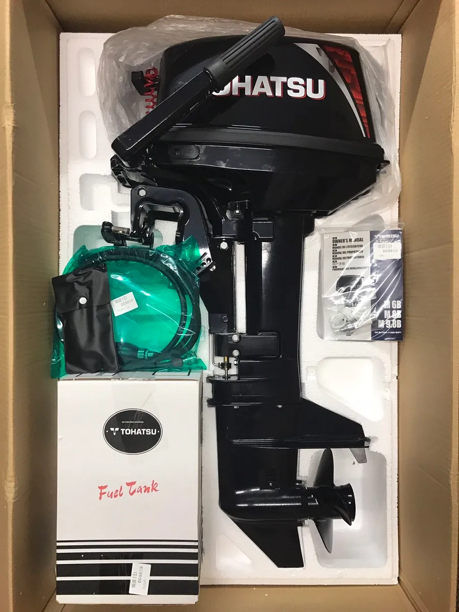 New Tohatsu 9.8/18 2 stroke in stock - Image 1