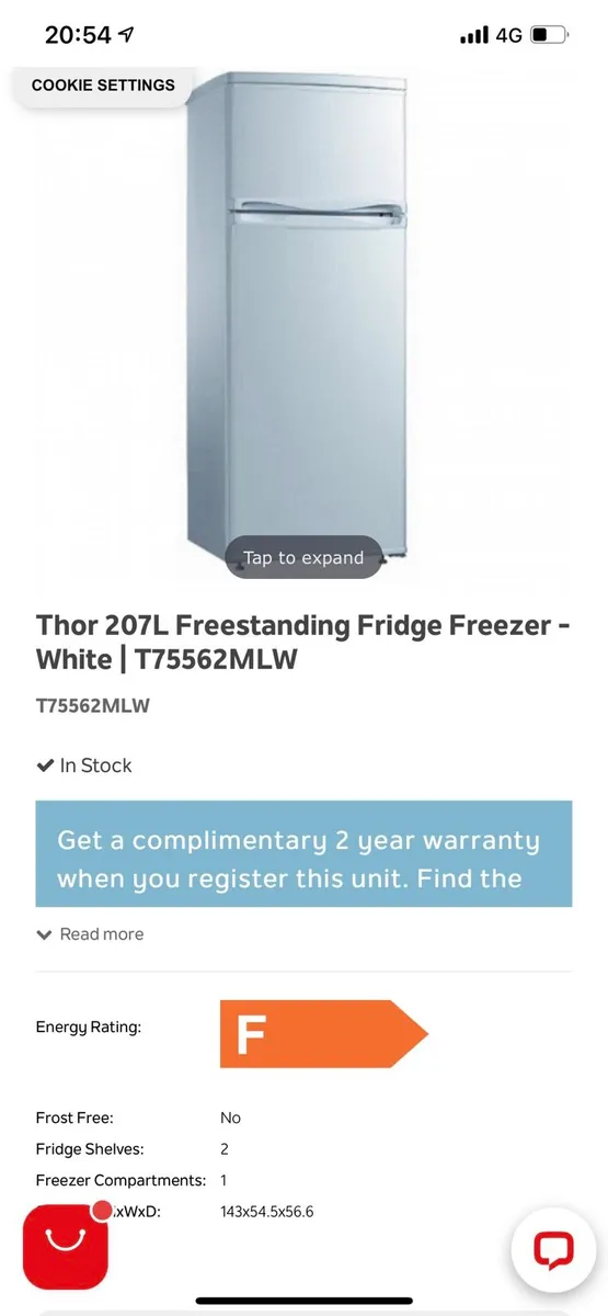 ⭐️⭐️⭐️⭐️⭐️  New display model   Thor 207L Freestan - Image 3