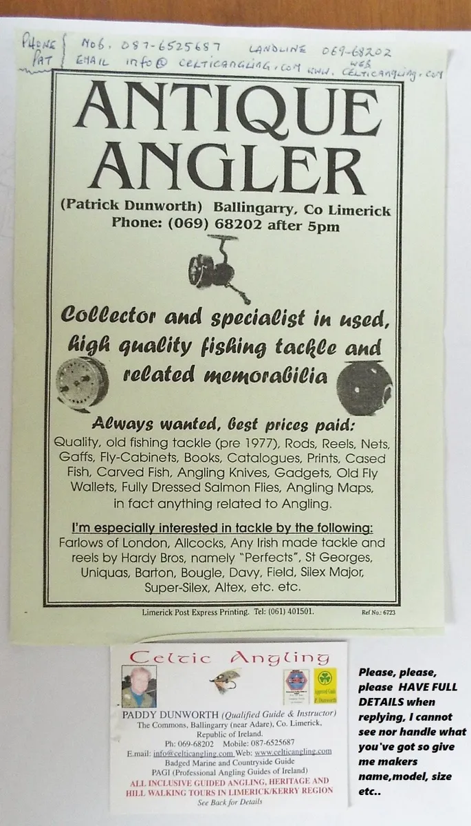 Wanted - Quality Old Fishing Tackle - Image 1
