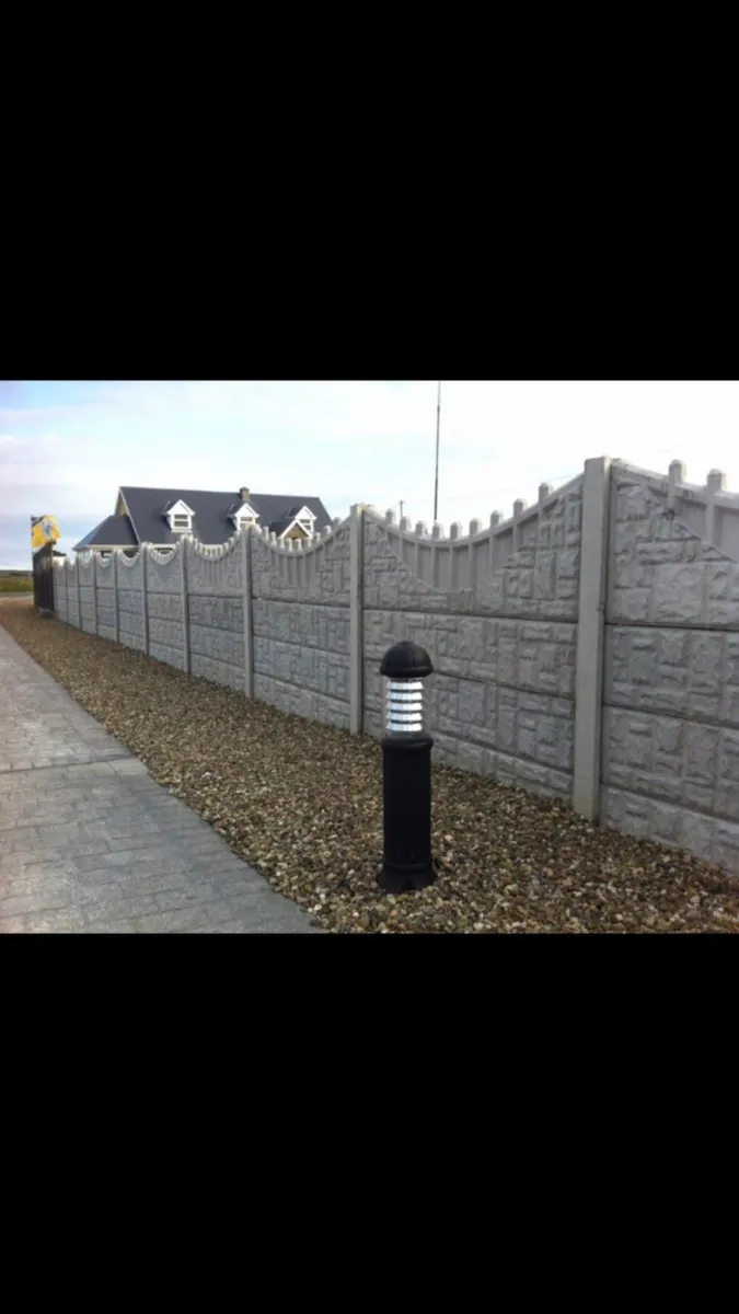 Concrete Fencing - Image 1