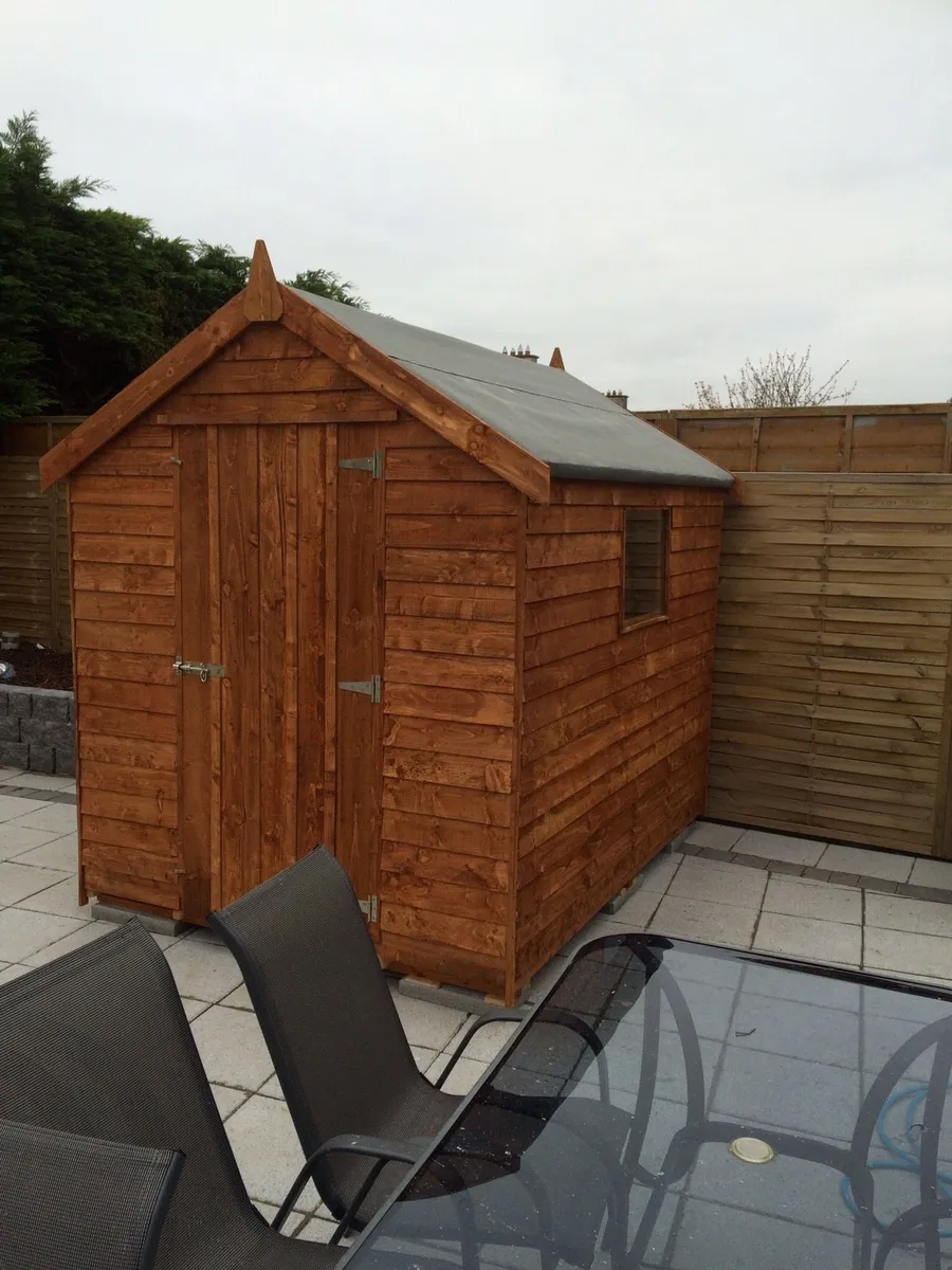 GARDEN SHED SALE !!! 8ft x 6ft RUSTIC ONLY €535 - Image 1