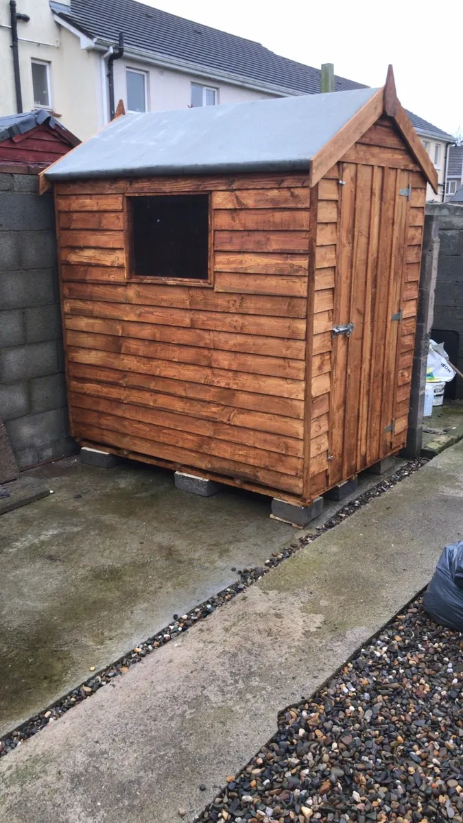 GARDEN SHED SALE !!! 8ft x 6ft RUSTIC ONLY €535 - Image 3