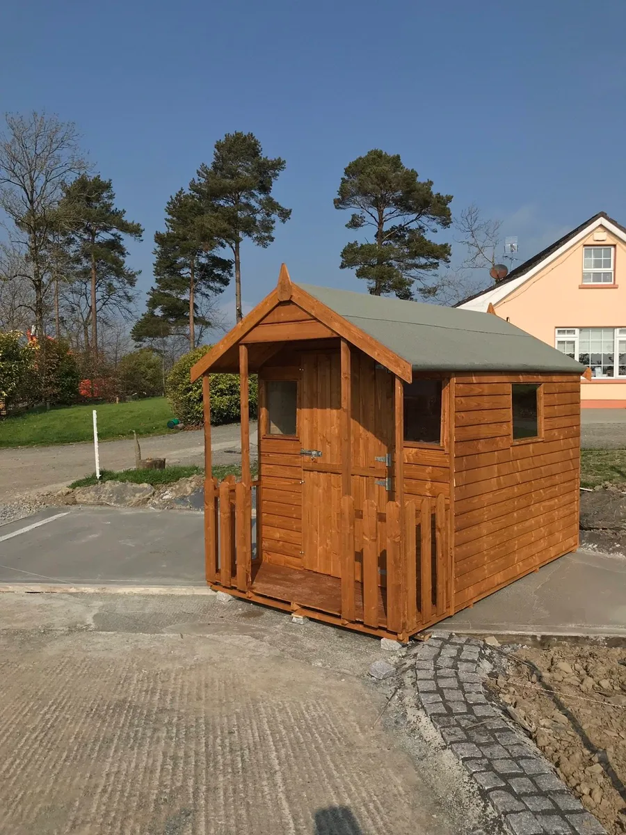 GARDEN SHED SALE !!! 8ft x 6ft RUSTIC ONLY €535 - Image 4