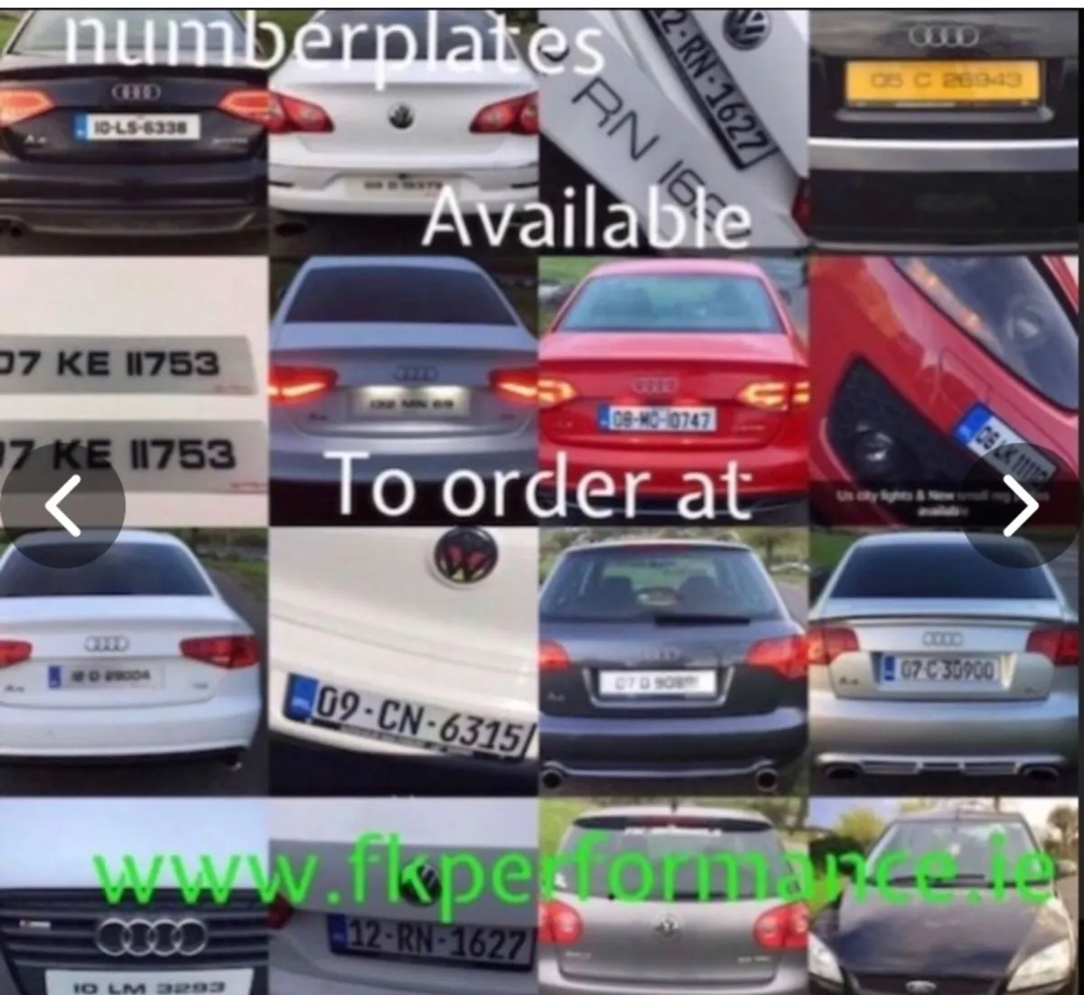 German jap metro gel  number plates delivered - Image 1