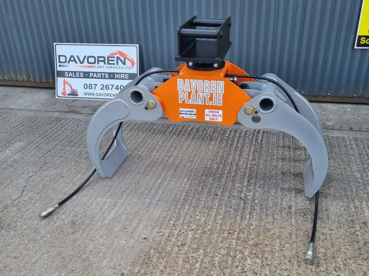 Hydraulic log/bush/pole grabs - Image 2