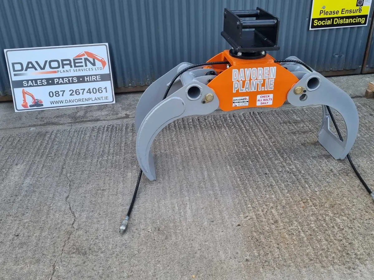 Hydraulic log/bush/pole grabs - Image 3