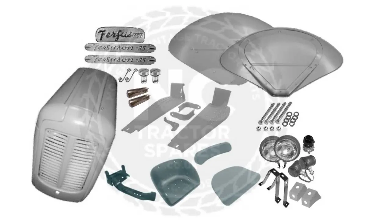 Ferguson FE35 Grey/Gold Body Panel Kit OFFER - Image 1